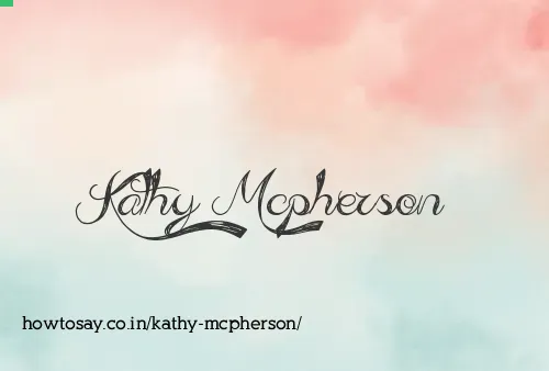 Kathy Mcpherson