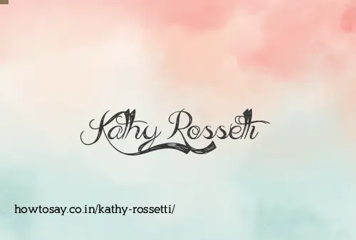 Kathy Rossetti