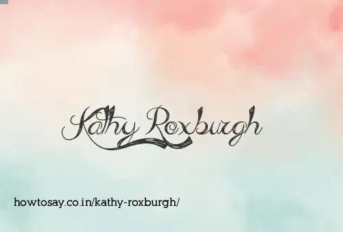 Kathy Roxburgh