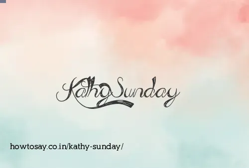 Kathy Sunday