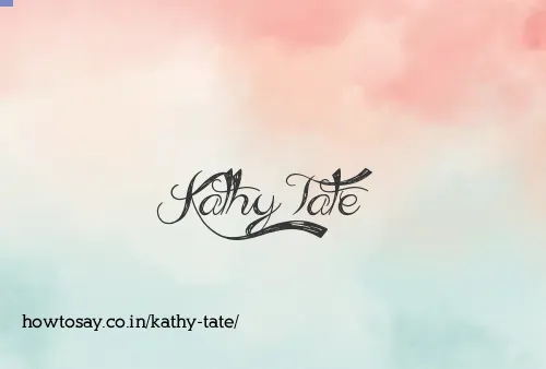 Kathy Tate