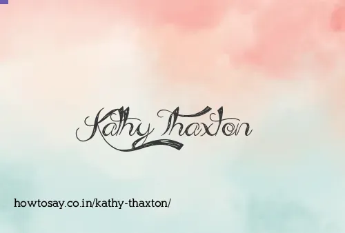 Kathy Thaxton