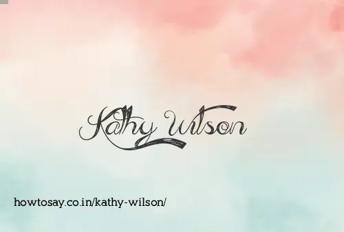 Kathy Wilson