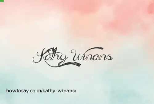 Kathy Winans
