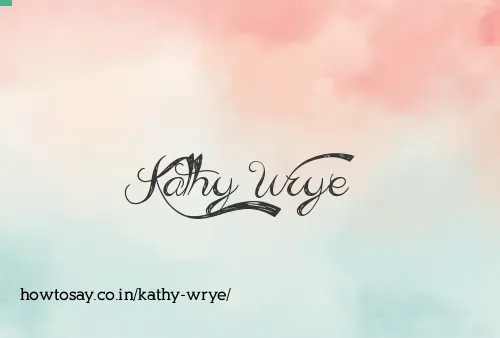 Kathy Wrye