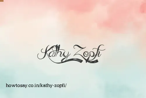 Kathy Zopfi
