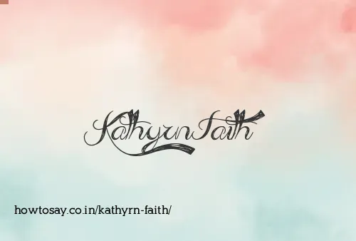 Kathyrn Faith