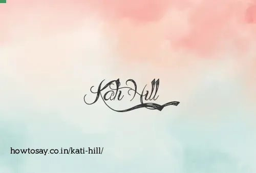 Kati Hill