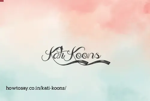 Kati Koons