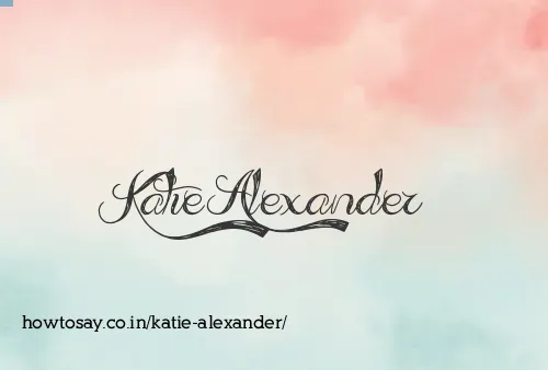 Katie Alexander