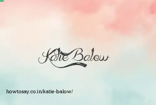 Katie Balow