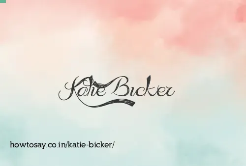 Katie Bicker