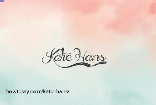 Katie Hans