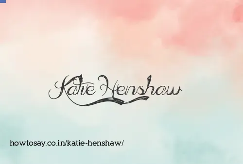 Katie Henshaw