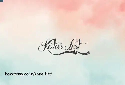 Katie List