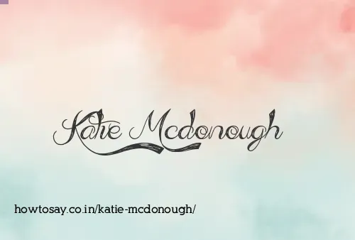 Katie Mcdonough