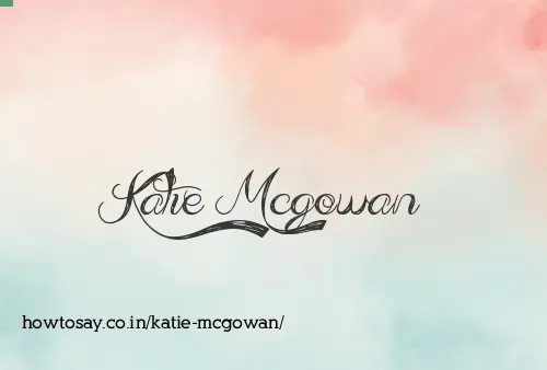 Katie Mcgowan