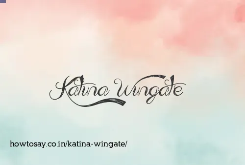 Katina Wingate