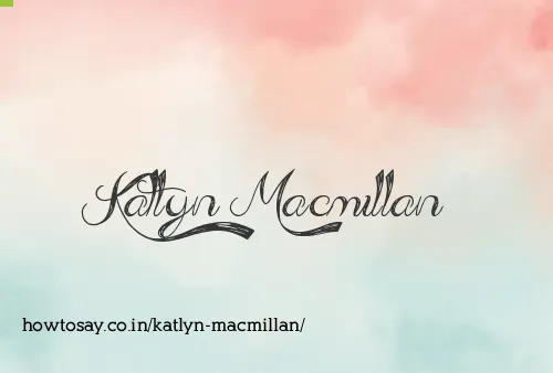 Katlyn Macmillan