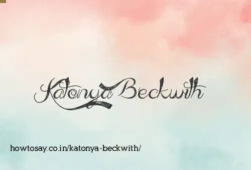 Katonya Beckwith
