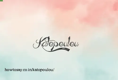 Katopoulou