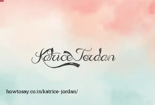 Katrice Jordan