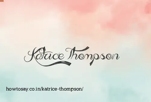 Katrice Thompson
