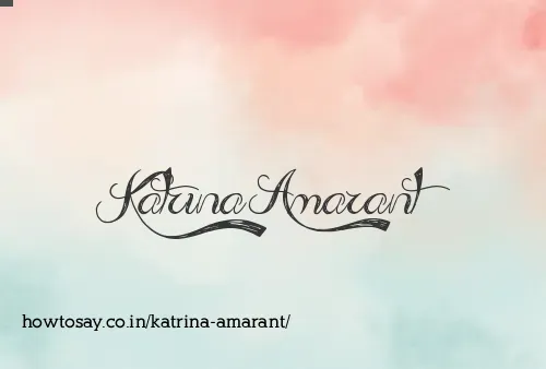 Katrina Amarant