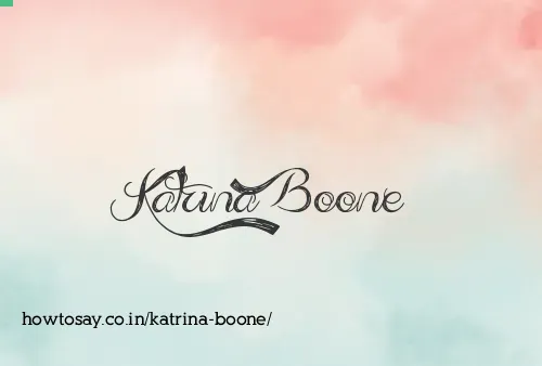 Katrina Boone