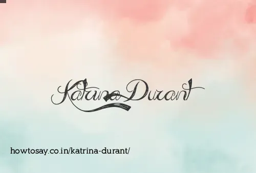 Katrina Durant