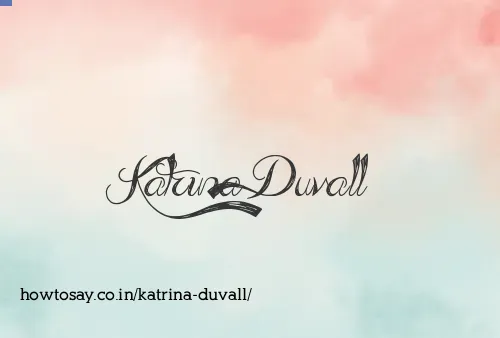 Katrina Duvall
