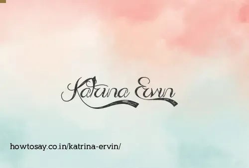 Katrina Ervin