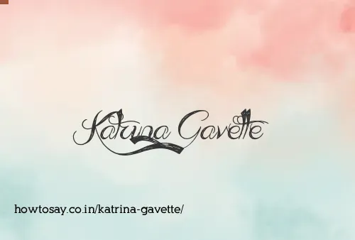 Katrina Gavette