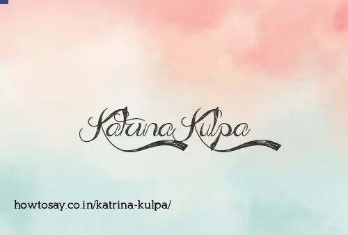 Katrina Kulpa