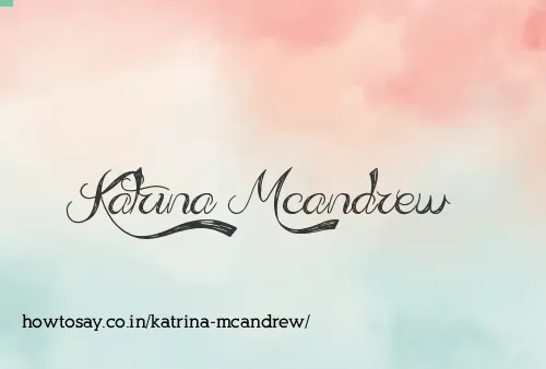 Katrina Mcandrew