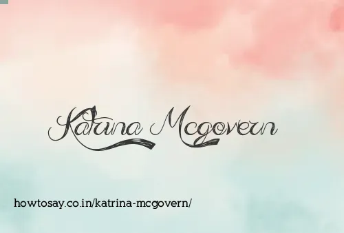 Katrina Mcgovern