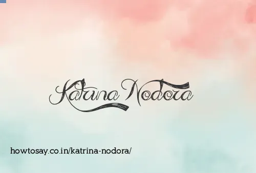 Katrina Nodora