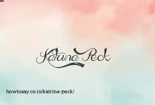 Katrina Peck