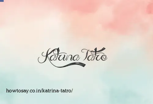 Katrina Tatro