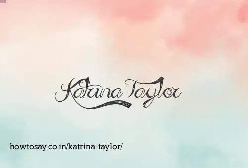 Katrina Taylor