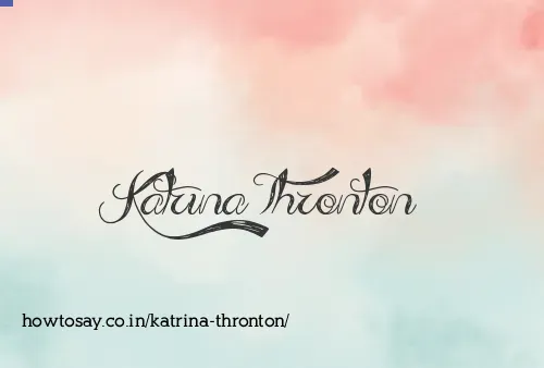 Katrina Thronton