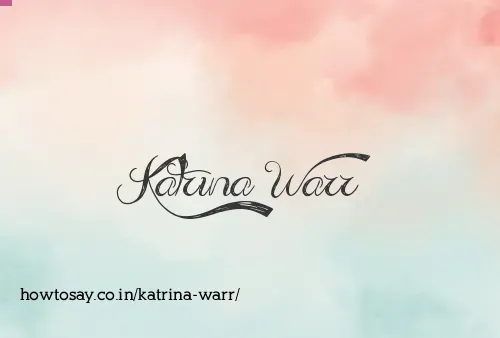 Katrina Warr