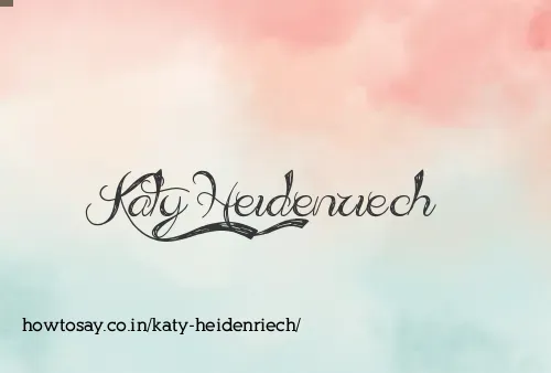 Katy Heidenriech