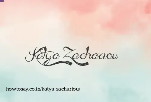 Katya Zachariou