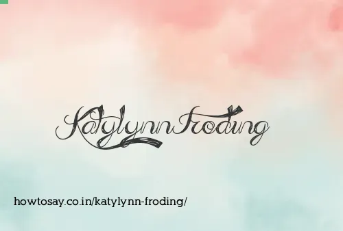 Katylynn Froding