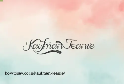 Kaufman Jeanie