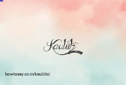 Kauliitz