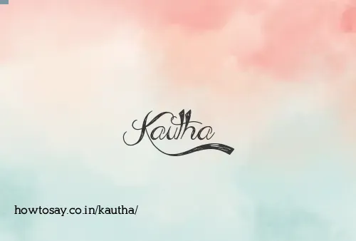 Kautha