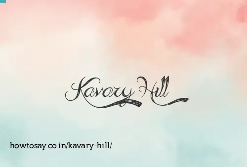 Kavary Hill