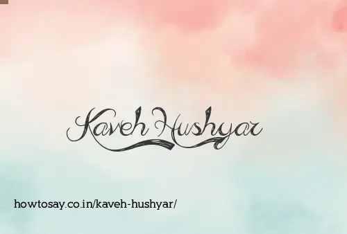 Kaveh Hushyar